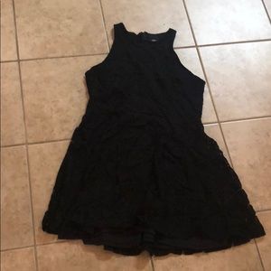 Black lace dress